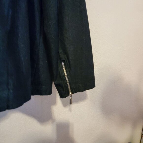 Hot In Hollywood 2XL Black Embellished Open Front Jacket Sparkling Crystal - Picture 11 of 15